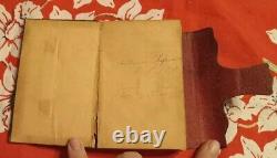ATQ Pocket Bible NT 1850 Leather Bound Pre Civil War Cowboy Days RARE Wild West