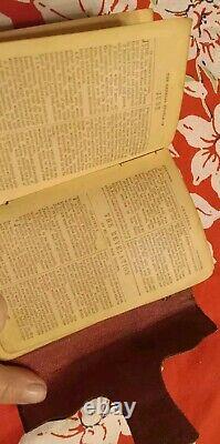 ATQ Pocket Bible NT 1850 Leather Bound Pre Civil War Cowboy Days RARE Wild West
