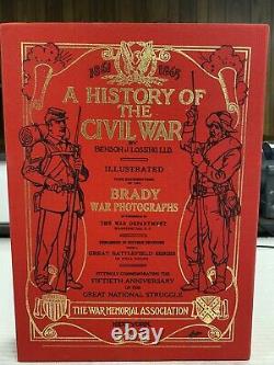A History Of The Civil War by Brady & Lossing Easton Press Leather Excellent LN