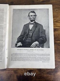 A History of the Civil War By Benson J. Lossing withMatthew Brady Photos 1912