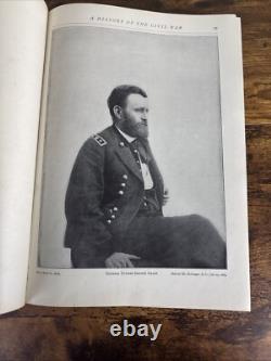 A History of the Civil War By Benson J. Lossing withMatthew Brady Photos 1912