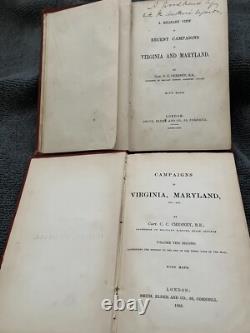 A Military View of Recent Campaigns in Virginia/Maryland 1863/1865 (2 Volumes)