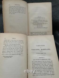 A Military View of Recent Campaigns in Virginia/Maryland 1863/1865 (2 Volumes)