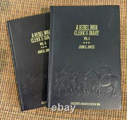 A Rebel War Clerk's Diary by John B. Jones 2 Vols. Collector's Library