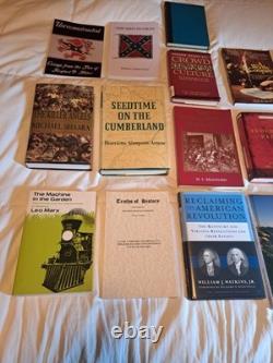 American History 18 Book Lot Agrarian School Revolution Southern Civil War