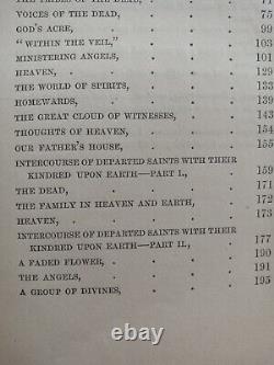 Angels Life after Death Communication with the DEAD Civil War Era Antique 1867