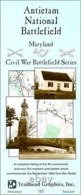 Antietam National Battlefield (Civil War battlefield series) Map GOOD