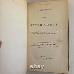 Antiquarian Civil War (1866) Three Years in the Sixth Corps American 1st Edition