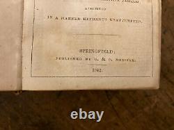 Antique 1842 Pre Civil War American Polyglot BIBLE Illustrated Springfield MA