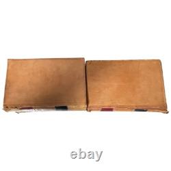 Antique 1850s 1860s California Reports Leather Books Law Legal Civil War Era 10