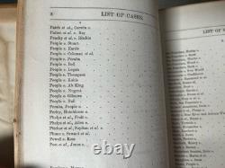 Antique 1850s 1860s California Reports Leather Books Law Legal Civil War Era 10