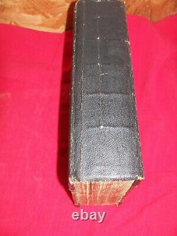 Antique 1857 Civil War Holy Bible Old American Society Large Original Congress