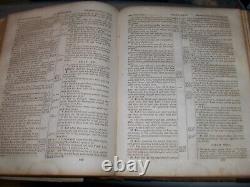 Antique 1857 Civil War Holy Bible Old American Society Large Original Congress