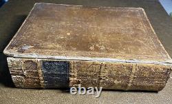 Antique 1862 Holy Bible Hard Cover Civil War Era New York