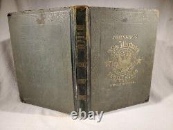 Antique 1863 Civil War Era Johnson's New Illustrated Family Atlas Hardcover