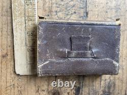 Antique 1864 Civil war era HOLY BIBLE Wallet Binding Hunters ancestry