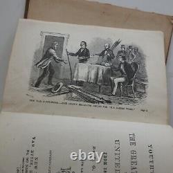 Antique 1866 Civil War Book Youth's History Great Civil War Horton Illustrated