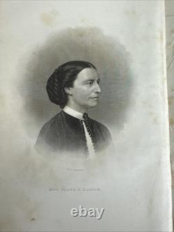 Antique 1868 CIVIL War Book Women's Work In The CIVIL War By L. P. Brockett