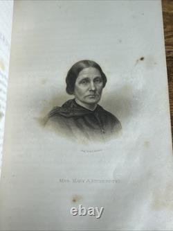 Antique 1868 CIVIL War Book Women's Work In The CIVIL War By L. P. Brockett
