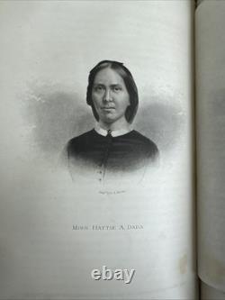 Antique 1868 CIVIL War Book Women's Work In The CIVIL War By L. P. Brockett
