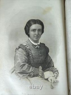 Antique 1868 CIVIL War Book Women's Work In The CIVIL War By L. P. Brockett