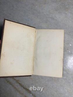 Antique 1868 Civil War Book MRS HEMAN'S Poetical Works Ornate Gilded Victorican
