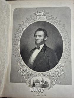 Antique 1881 Pictorial History of the Great Civil War John Laird Wilson