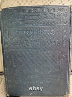 Antique 1881 Pictorial History of the Great Civil War John Laird Wilson