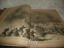 Antique 1885 2 Books Vol 1 And Vol 2 The Soldier In Our CIVIL War Illustrated
