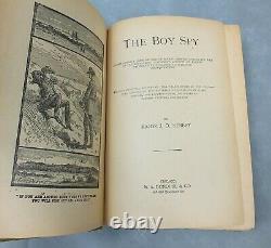 Antique 1890 THE BOY SPY Civil War Secret Service J. O. KERBEY Illustrated HC
