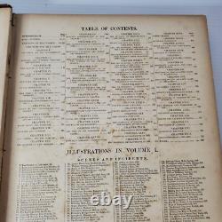 Antique 1894 Harper's Pictorial History Of The Civil War 2 Volume Part Set
