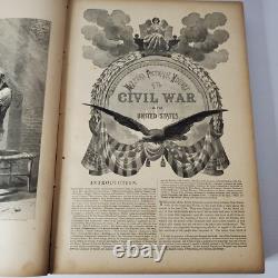 Antique 1894 Harper's Pictorial History Of The Civil War 2 Volume Part Set