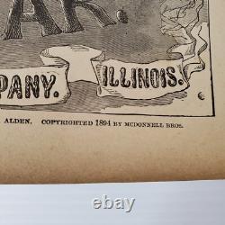 Antique 1894 Harper's Pictorial History Of The Civil War 2 Volume Part Set