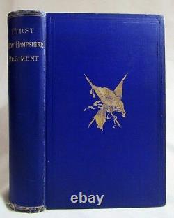 Antique CIVIL WAR Regimental History THE FIRST REGIMENT NEW HAMPSHIRE VOLUNTEERS