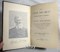 Antique CIVIL WAR Regimental History THE FIRST REGIMENT NEW HAMPSHIRE VOLUNTEERS