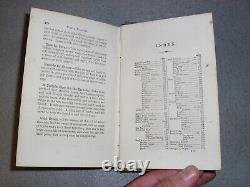 Antique Cook Book Cookery For Every Family Beers Wines Syrup Civil War Era 1868