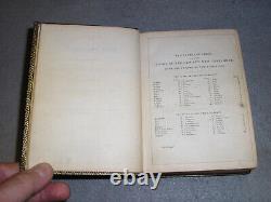 Antique Decorative Leather Bible Old & New Testament US Civil War Era ABS 1862