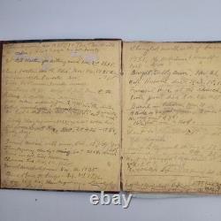 Antique Diary Scrapbook Peterborough NH Monadnock Region Obituaries Civil War