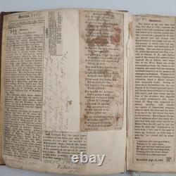 Antique Diary Scrapbook Peterborough NH Monadnock Region Obituaries Civil War