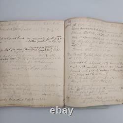 Antique Diary Scrapbook Peterborough NH Monadnock Region Obituaries Civil War