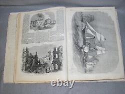 Antique Illustrated Book London News Jan June US Civil War Taiping China 1863