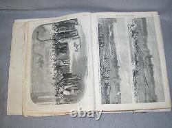 Antique Illustrated Book London News Jan June US Civil War Taiping China 1863