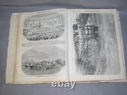 Antique Illustrated Book London News Jan June US Civil War Taiping China 1863