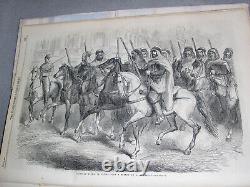 Antique Illustrated Book London News Jan June US Civil War Taiping China 1863