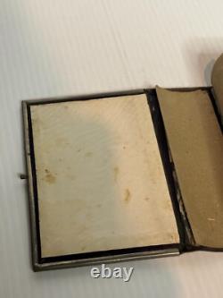 Antique Manual Blessed Virgin Velvet Locking Prayer Book Civil War Era 1874 NY