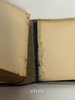 Antique Manual Blessed Virgin Velvet Locking Prayer Book Civil War Era 1874 NY