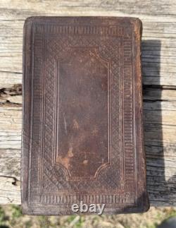Antique Pre Civil War German-English New Testament Bible
