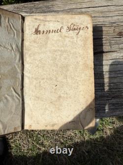 Antique Pre Civil War German-English New Testament Bible
