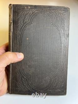 Antique Pre-Civil War Victorian Book 1857 Theory & Practice of Teaching D Page
