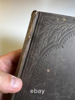 Antique Pre-Civil War Victorian Book 1857 Theory & Practice of Teaching D Page